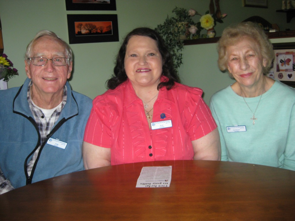 Tom and Pat Thomas, of Santa Clara Parish in Bentley and Flo Robinson, of St Joseph’s Parish Queens Park show how the little local chapters of the Society – known as conferences – can do a huge amount of good and unnoticed work.