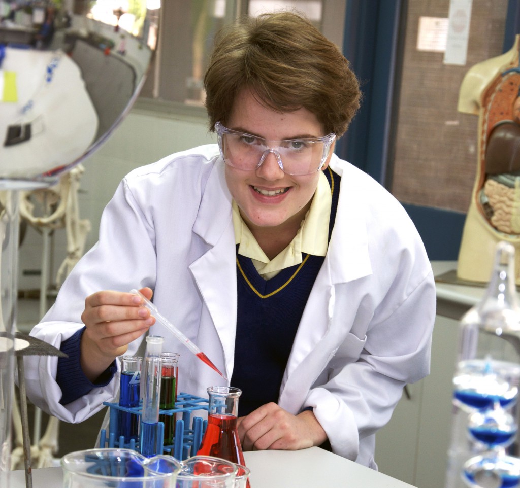 Fledgling scientist and St Norbert student, Clare Bradley, looks forward to attending a global science forum.