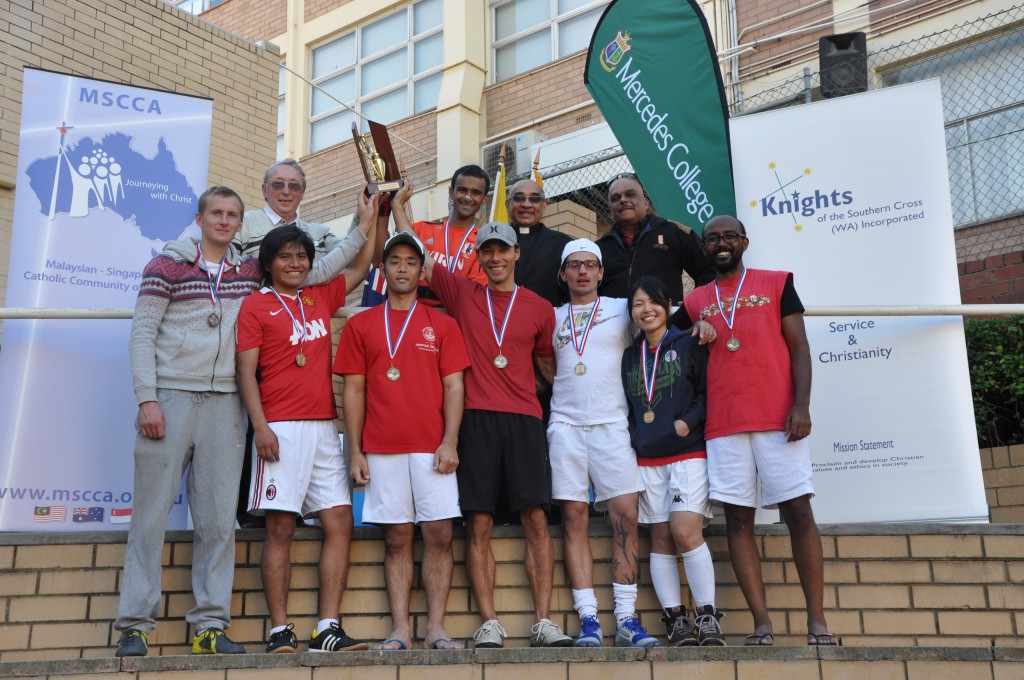 United Nations was the winning team in the Knights of the Southern Cross Cup. PHOTO: Juanita Shepherd