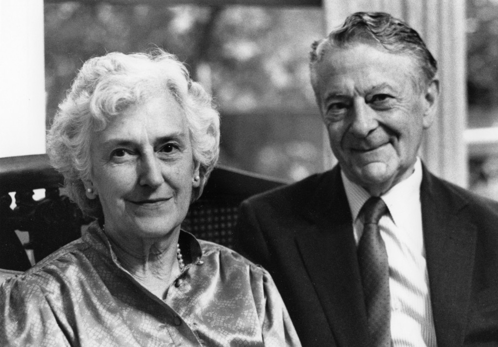 Pioneers of the natural family planning method which bears their name, Evelyn and John Billings. PHOTO: PETER CASAMENTO