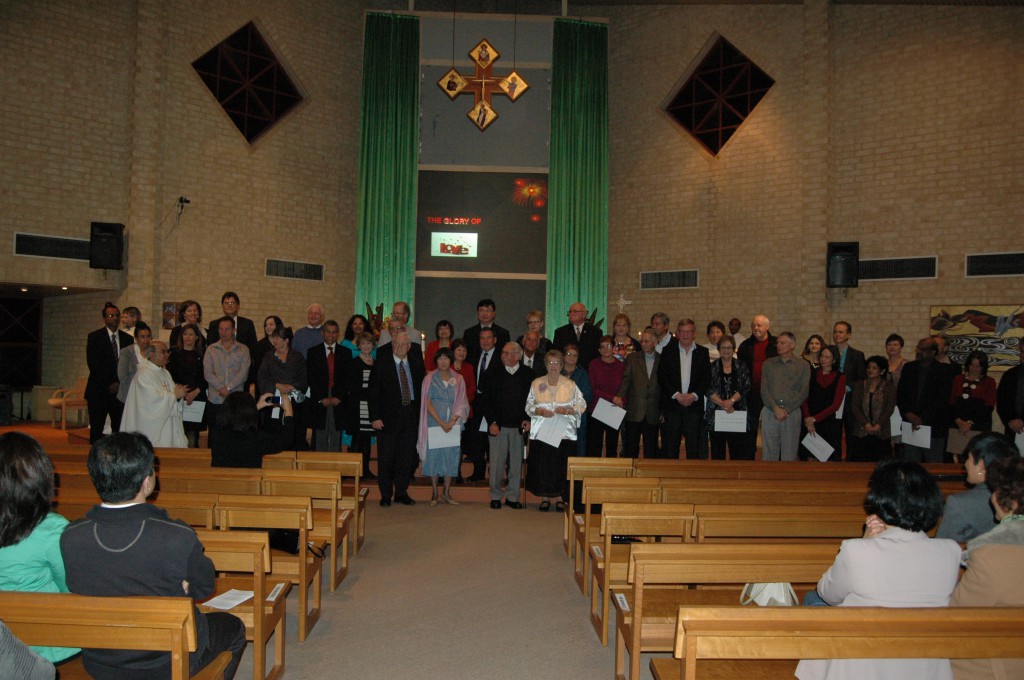 Couples celebrating major wedding anniversaries in 2013 took part in a special Mass followed by a champagne dinner. PHOTO: MATTHEW TLOCZEK