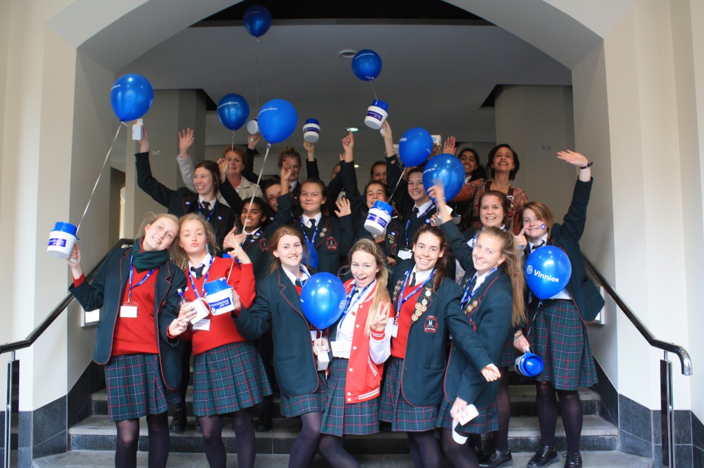 Students from Santa Maria College in Attadale have regularly assisted the St Vincent de Paul Society’s Annual Street Appeal.