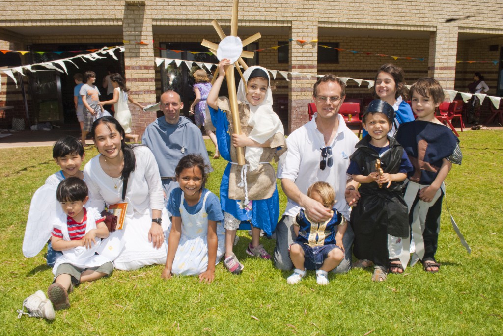 More than 60 children, aged between one and 15 years from around 50 different families from throughout Perth took part in celebrating the Communion of Saints with a day of fun, festivity and costumery for the younger children, lovingly put together by parents. PHOTO: Robert Hiini