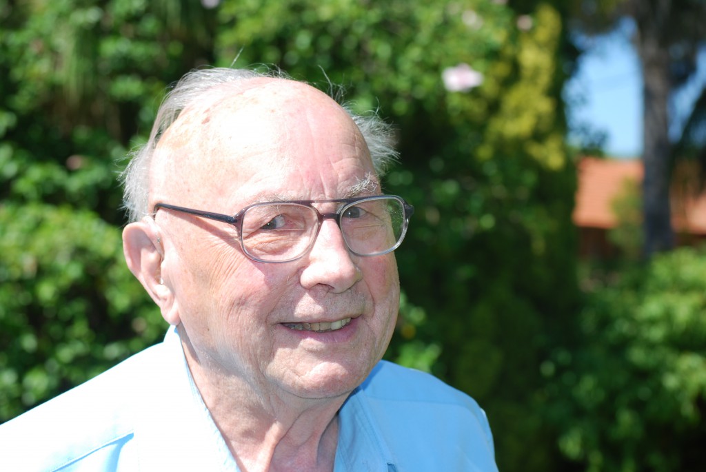 The recently departed Fr John Luemmen sac, Fr Leummen sac, pictured in 2010. PHOTO: Anthony Barich.