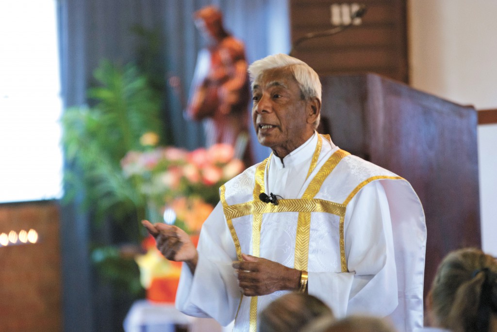 Fr Henry, pictured in 2012, celebrated his Golden Jubilee of ordination to the priesthood last month. PHOTO: ROBERT HIINI