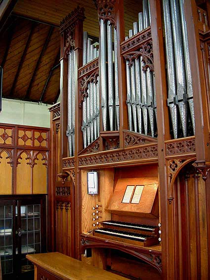 The Clifton pipe organ, which was recently donated to St Anne’s Parish in Belmont. PHOTO: ONLINE