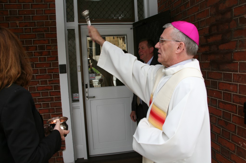 Archbishop Timothy Costelloe gave a brief address at the low-key blessing of simply-refurbished premises that now house the Catholic Church’s Professional Standards offices in Western Australia, which deals with all the cases of those sexually abused by the Catholic Church.  