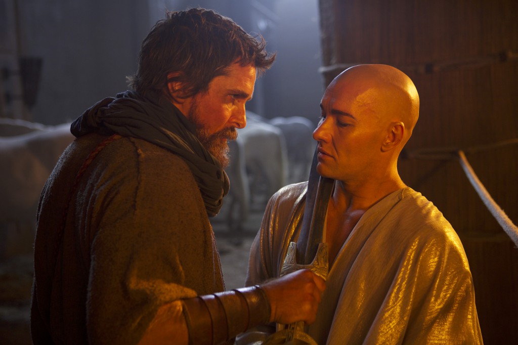 A scene for the film Exodus: Gods and Kings where Moses confronts his adopted brother Ramses.