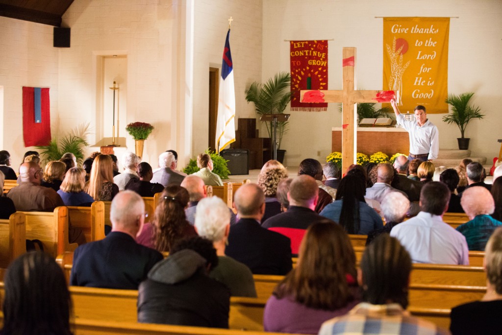 Ted McGinley stars in a scene from the movie "Do You Believe." The Catholic News Service classification is A-II -- adults and adolescents.  PHOTO: CNS/Pure Flix