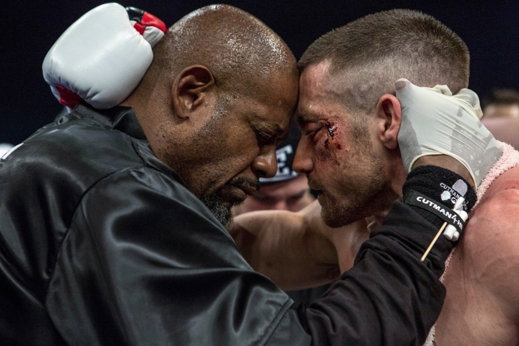 Forest Whitaker and Jake Gyllenhaal star in a scene from the movie Southpaw. PHOTO: CNS/Weinstein