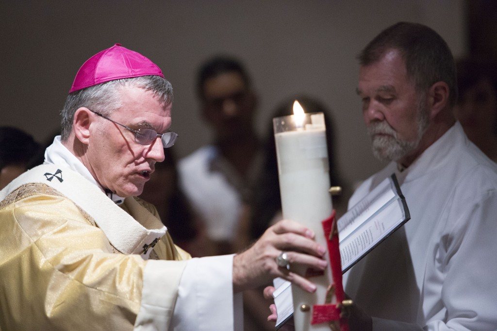 Archbishop Timothy Costelloe, at his installation Mass in March 2012, has this week spoken about the release of Pope Francis' letter regarding the upcoming Jubilee Year of Mercy. PHOTO: Ron Tan Photography