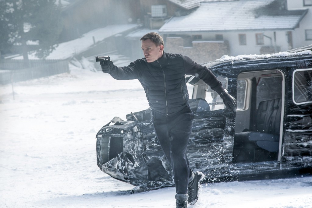 Daniel Craig stars in a scene from the movie "Spectre." Photo: CNS