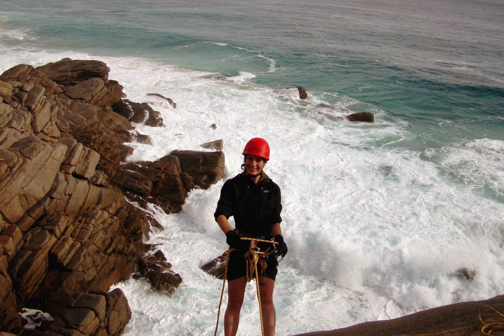 Bachelor of Outdoor Recreation graduate and current Graduate Diploma of Education (Secondary) student, Laura Upton, says studies in Health Sciences have allowed her to confidently pursue her dream career in Outdoor Recreation. Photo: Supplied.