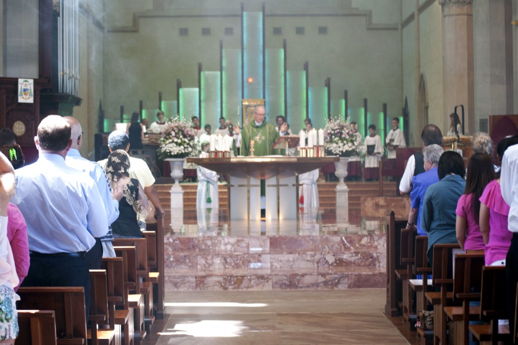 More than 200 people attended the special Mass at St Mary’s Cathedral on Sunday. Photo: Rachel Curry.