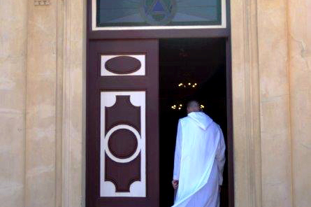 The Holy Door at the New Norcia church. Photo: Supplied