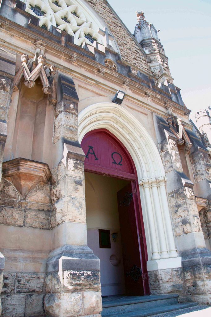 The Redemptorist Monastery in North Perth has designated its front door as the Holy Door for the Year of Mercy. Photo: Marco Ceccarelli