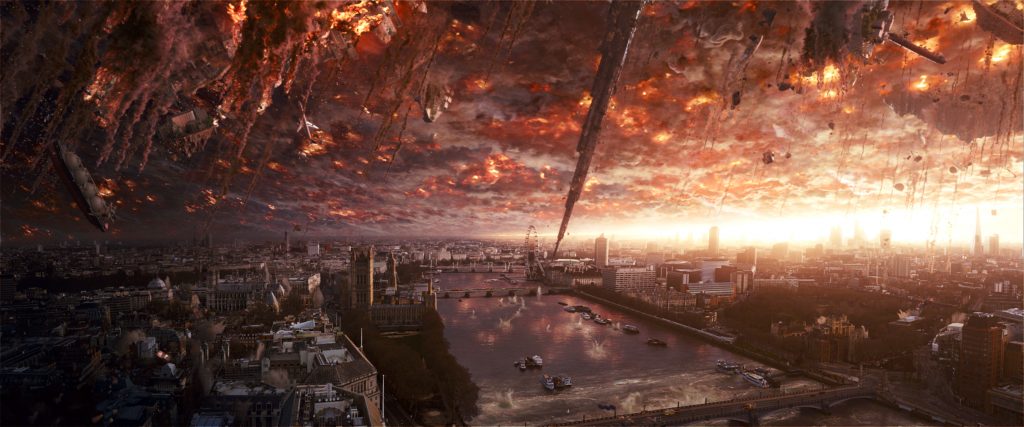 This is a scene from the movie Independence Day: Resurgence Photo: CNS/Fox