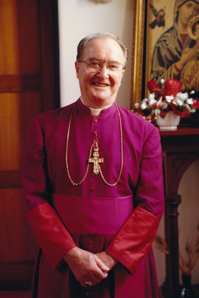 Bishop Myles McKeon, who passed away on 2 May at the age of 97, has been praised for his service as the second Bishop of Bunbury and an Auxiliary Bishop of Perth. Photo: Archdiocese of Perth Archives: Published with Permission