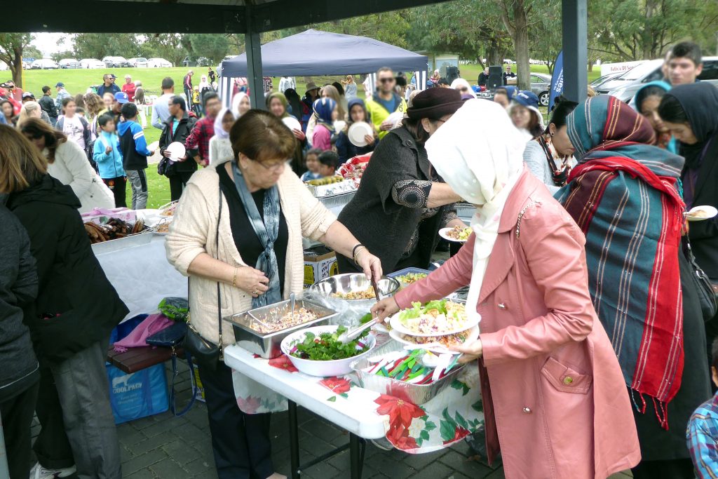 Refugees and members of the wider community shared a meal and enjoyed entertainment at the bi-annual St Vincent de Paul ‘Welcome to WA’ picnic. Photo: Supplied