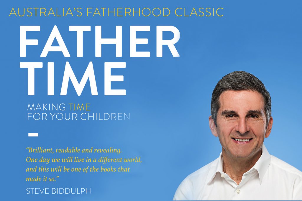 Father Time – which is available in a third edition – sets out author Daniel Petre’s response to cultural trends which have made it increasingly difficult for fathers to spend time with their children. Photo: Supplied