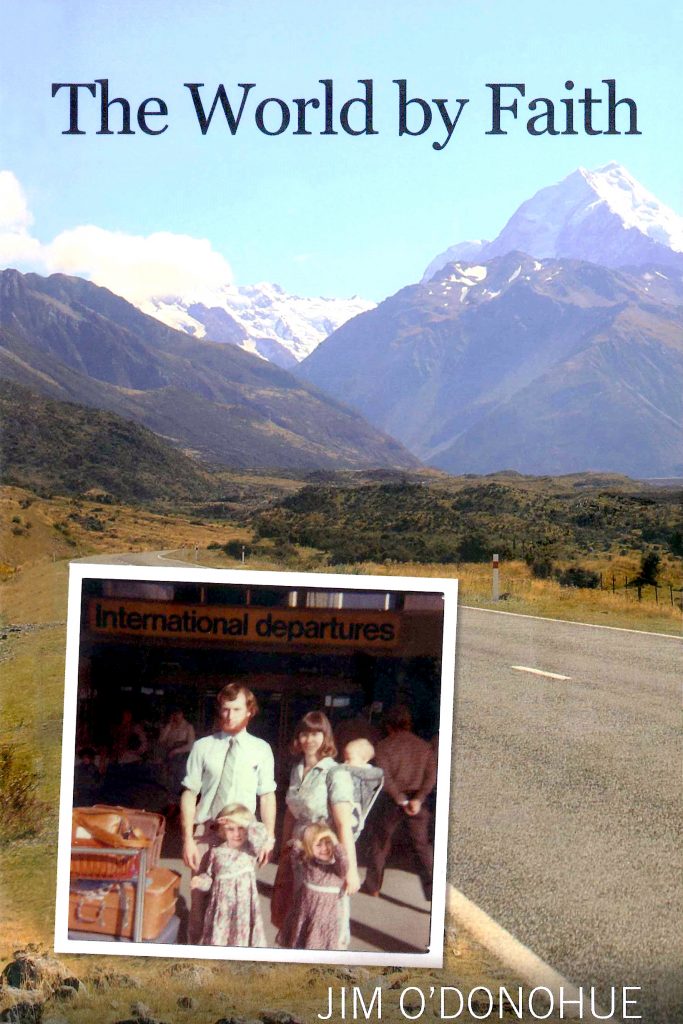 Jim O’Donohue’s book offers a fresh take on the travel-writing genre, describing how a young family were inspired to travel the world guided by their trust in God. Image: Sourced