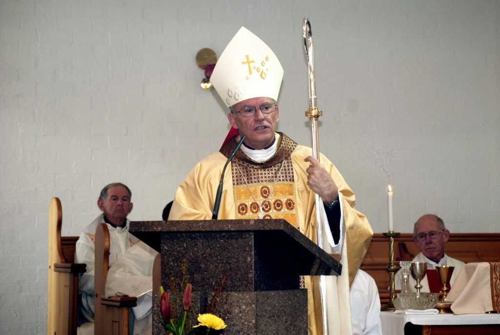 Perth Archbishop Tim Costelloe celebrated Mass in honour of Mother Teresa’s canonisation at St Joseph’s Priory Church in Queen’s Park. Photo: Caroline Smith