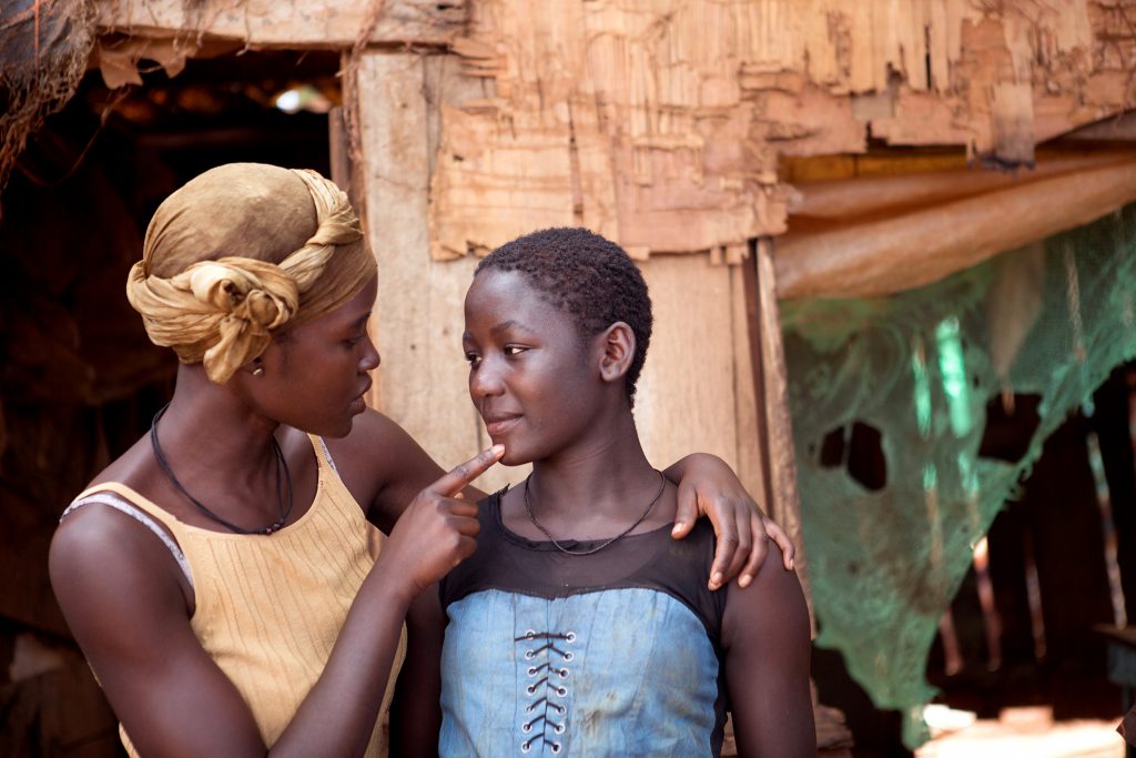 Lupita Nyong'o and Madina Nalwanga star in a scene from the movie Queen of Katwe. Photo: CNS/Disney