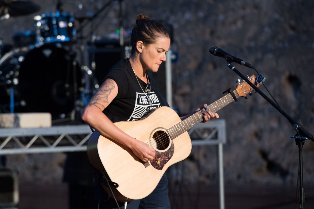 Emma Fradd entertains youth who gathered for the final Ignite Live event for 2016 on Friday 18 November at the Quarry Amphitheatre. Photo: Thomas Le