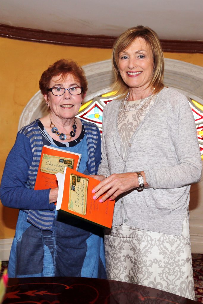 Author of The Letter under the Pillow, Sister Clare Aherne, with RTE television presenter Mary Kennedy. Photo: Supplied