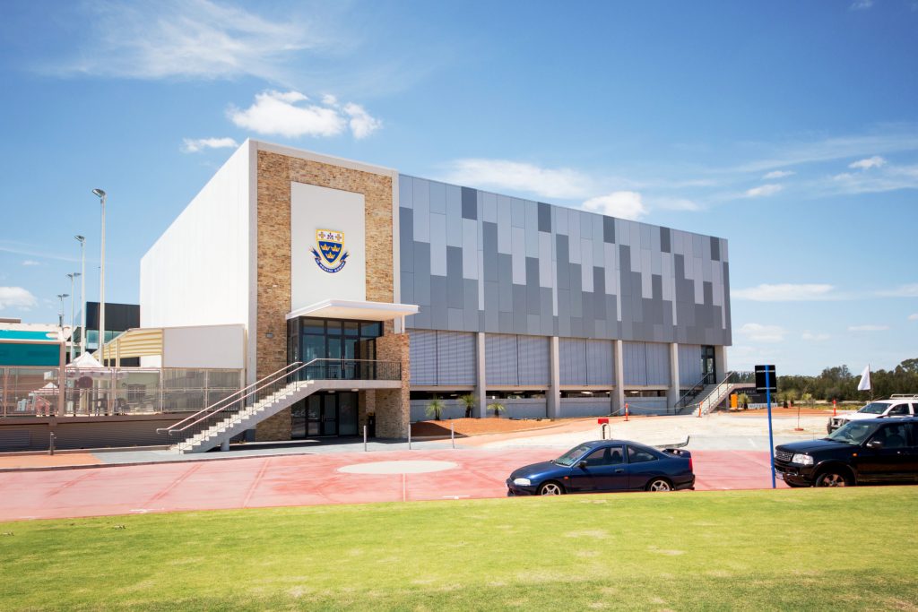 Designed by architectural firm Parry & Rosenthal, the planning and construction of Sports Centre has been three years in the making, and the building opened just in time to celebrate the graduation of the 2016 Year 12 students. Photo: Supplied