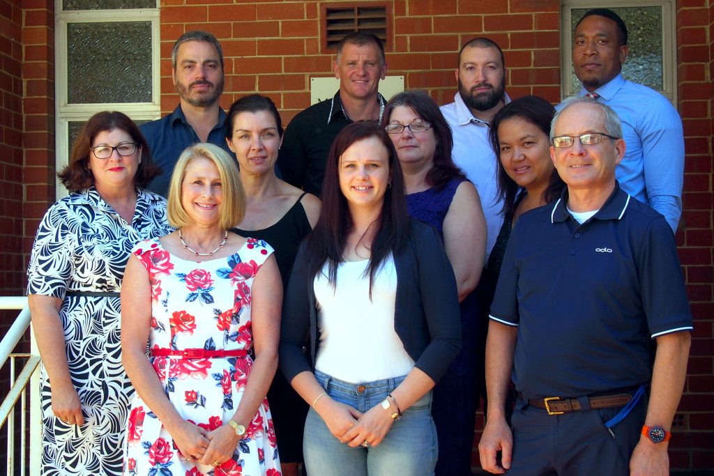 Identitywa CEO Marina Re (left) pictured with Identitywa support workers who recently graduated with a Cerificate III in Individual Support. Photo: Supplied