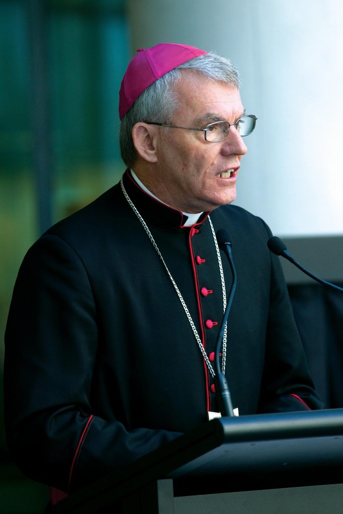 Archbishop Timothy Costelloe at the opening of St John of God Health Care. Photos: Rovis Media/St John of God Health Care