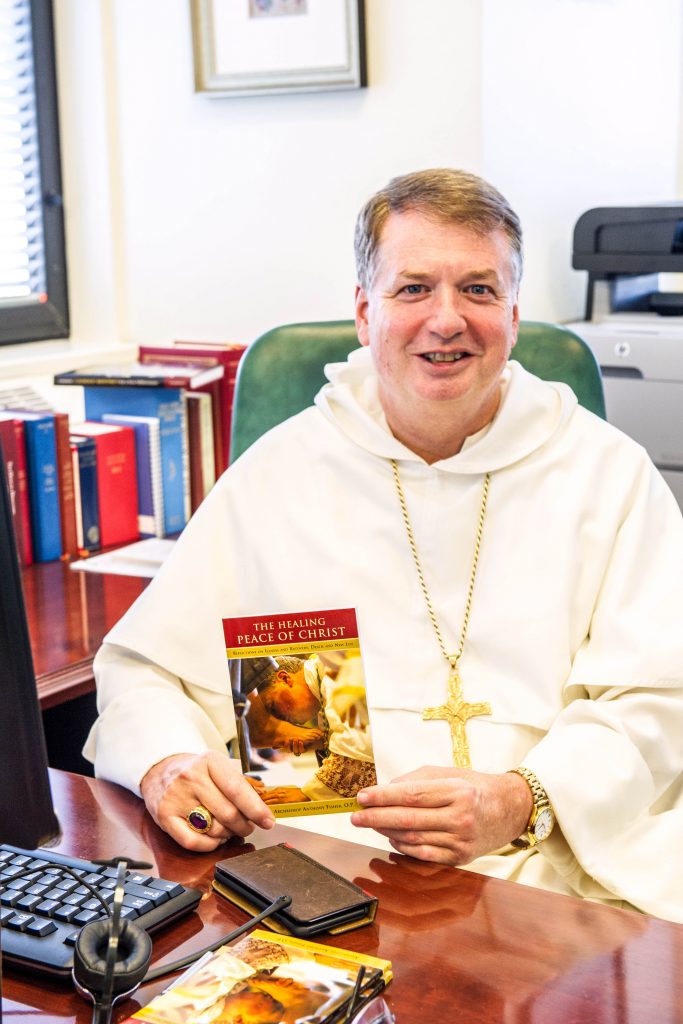 Archbishop of Sydney, Anthony Fisher, has written a book about his experience of having Guillain–Barré syndrome. Photo: Giovanni Portelli