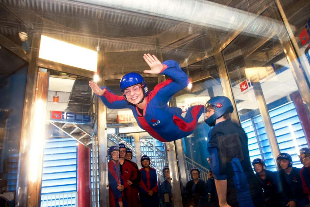 Students from St Norbert College at the National Aeronautics and Space Administration (NASA) Advanced Space Academy, where they will are training as part of a 16-day science, technology, engineering and maths (STEM) tour in the USA. Photo: Supplied