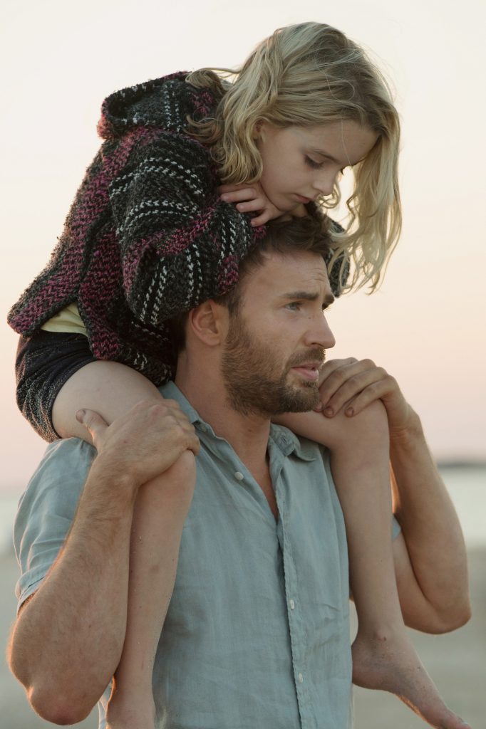 Mckenna Grace and Chris Evans star in a scene from the movie ‘Gifted’. Photo: CNS/Fox