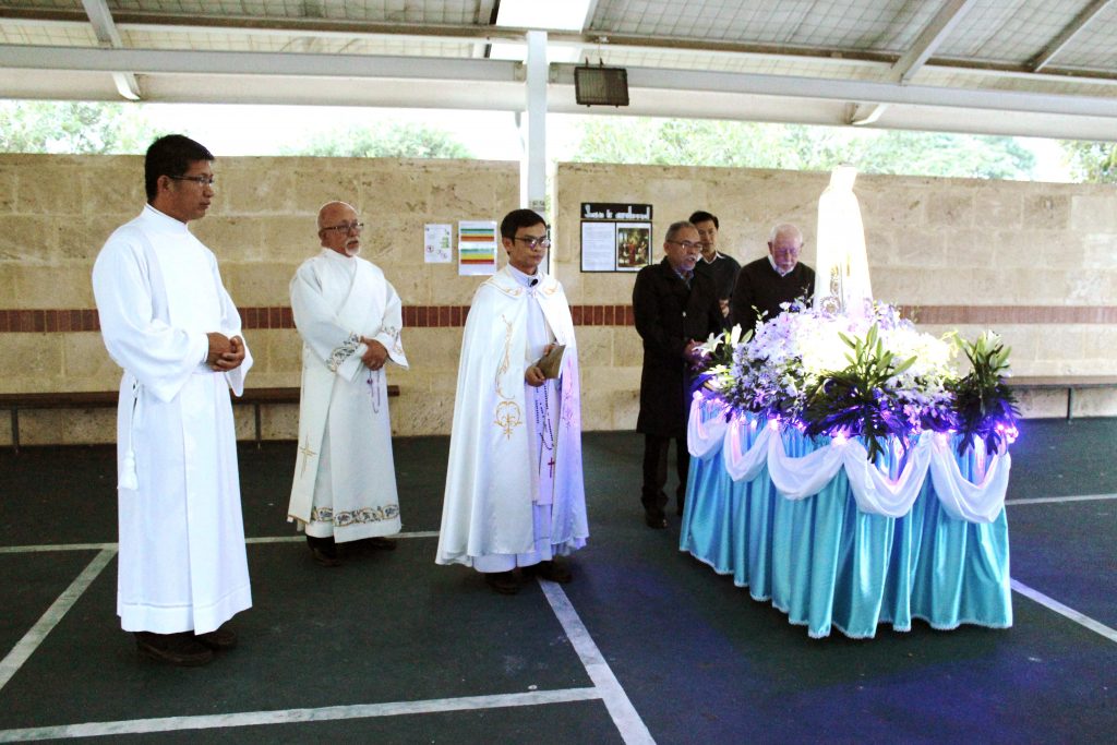 The procession and Mass was celebrated by Parish Priest Father Michael Quynh Do together with Deacon Albert Atkinson and saw many parishioners attend this special feast. Photo: Supplied.