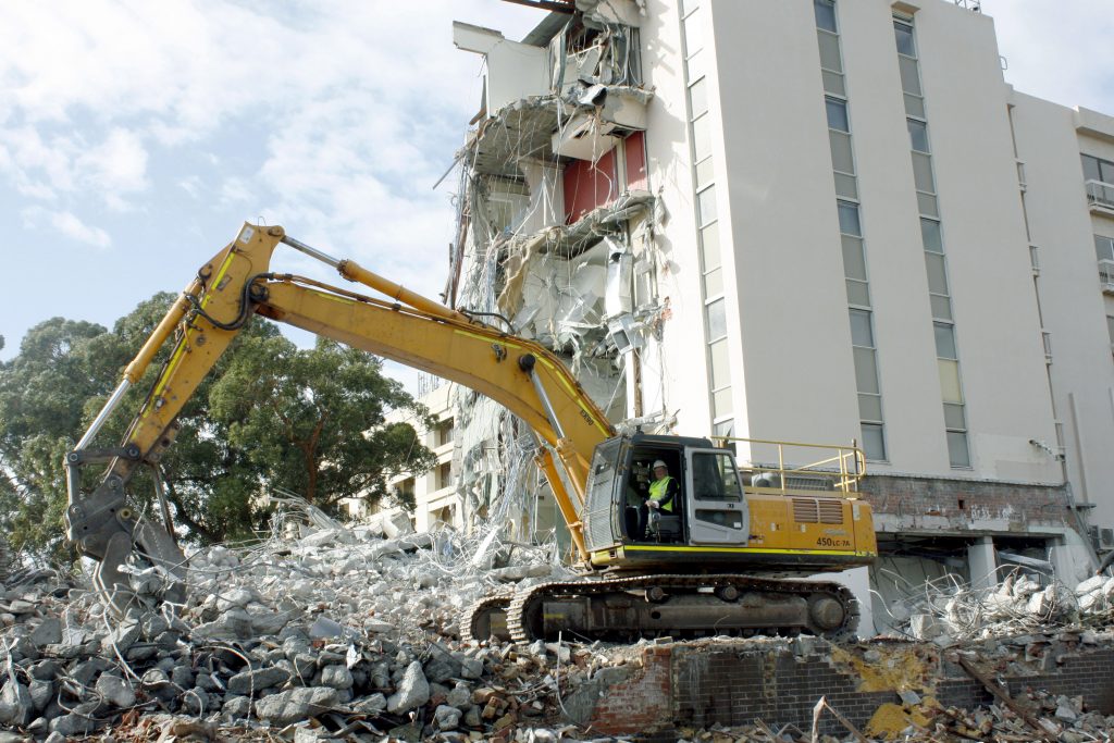 Executive Director WA Hospitals of St John of God Health Care and Acting Chief Executive Officer of St John of God Subiaco Hospital, John Fogarty said the demolition is a significant milestone for the hospital, as it represents the first stage of the hospital’s redevelopment. Photo: Supplied.