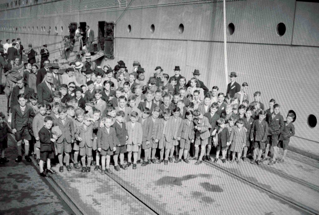 From the end of World War I to the late 1960’s, more than 150,000 children between the ages of three and 14 were sent to Commonwealth countries - including some 3200 to Western Australia. Photo: Battye Library.