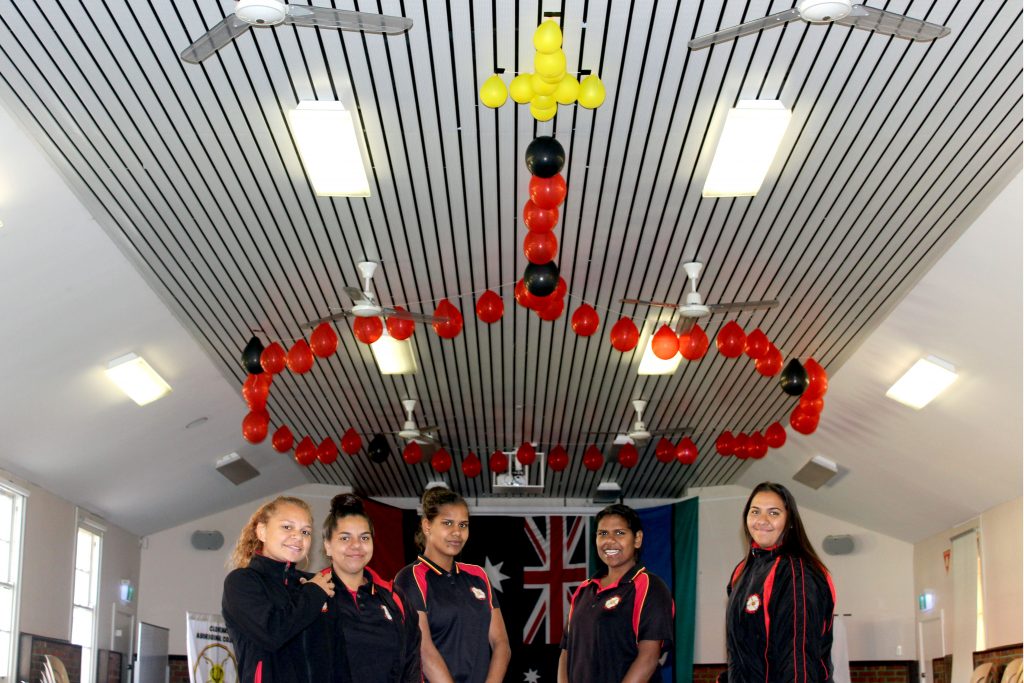 Clontarf College recently held, for the first time a Religious Education Week from 6 to 9 June to provide a connection between the religious education learning area and Aboriginal spirituality and culture for all its students. Photo: Supplied. 