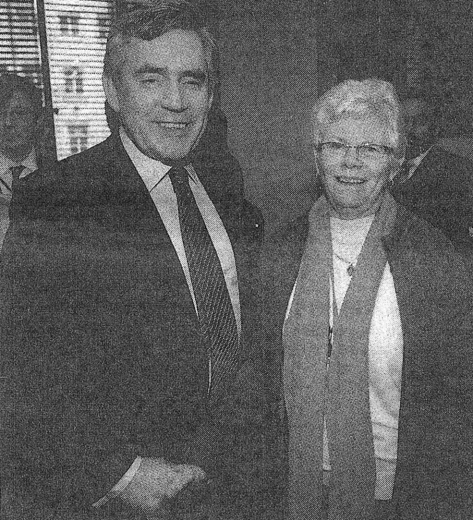 In 2010, Maureen returned to London with other fellow former Child Migrants to meet with then British Prime Minister Gordon Brown, who issued a national apology to all former Child migrants. Source: Manchester Evening News.