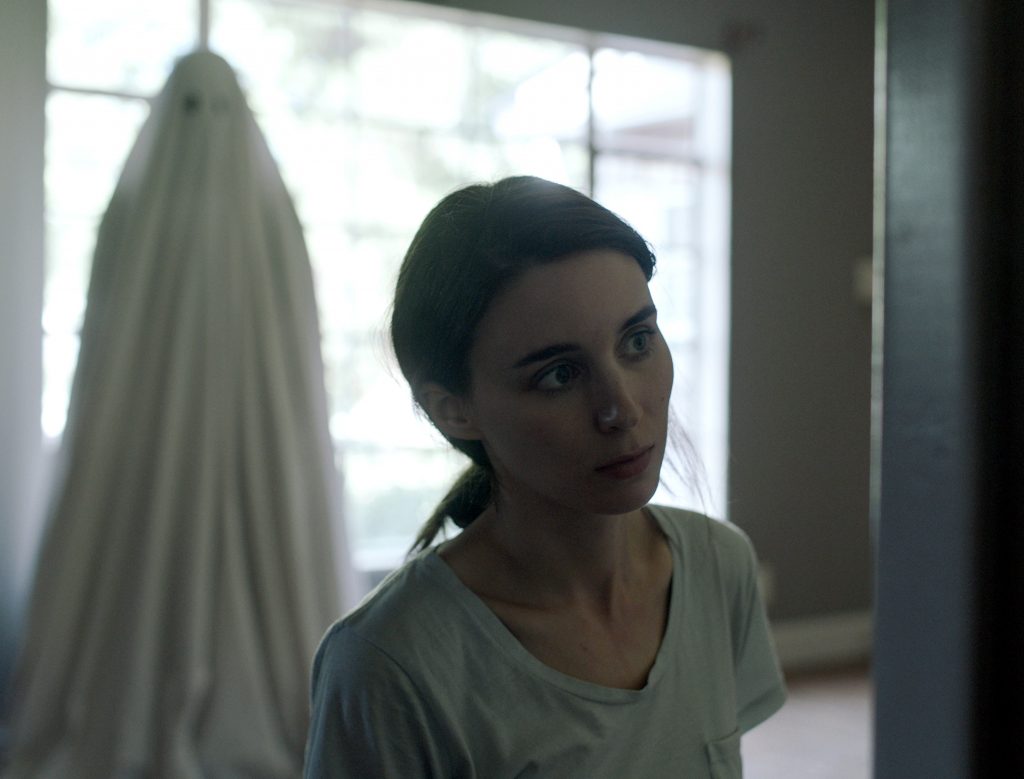 Rooney Mara stars in a scene from the movie A Ghost Story. Photo: CNS/A24.