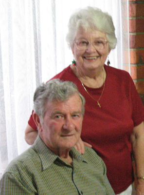 Arthur White with his beloved wife Gwen. Their marriage, writes Brian Peachey, was a lifelong working partnership.