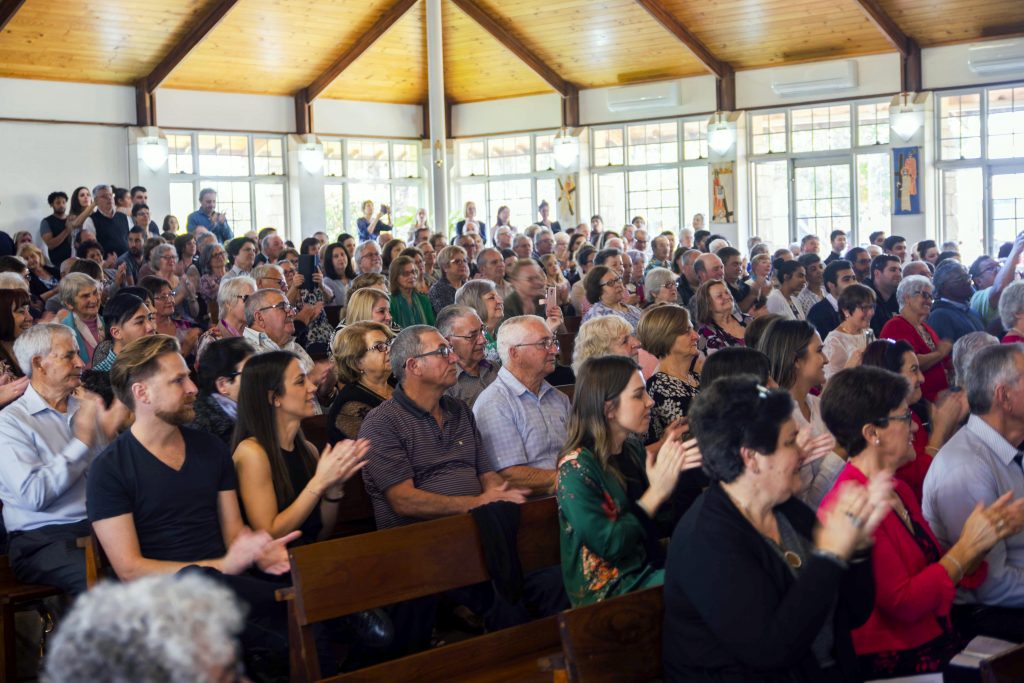 Deacon Chris de Sousa’s ordination was held at his home parish of St Jerome’s in Spearwood, in the presence of his family and friends. Photo: Matthew Lau.