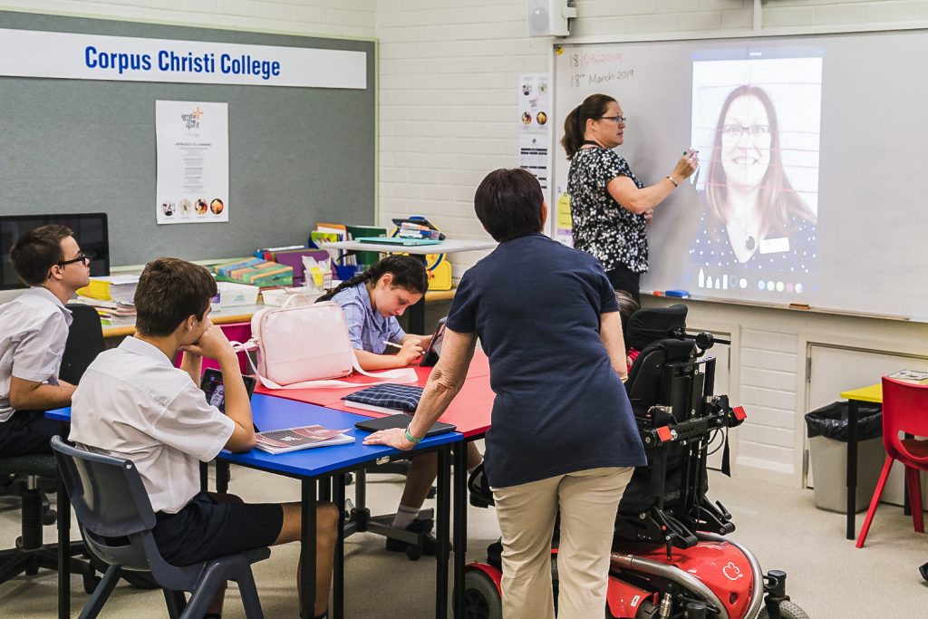 Principal Payne explained that since its inception in January 2019, the Digital Creativity course has gained a positive response from students and their families. Photo: Clare Pickersgill.