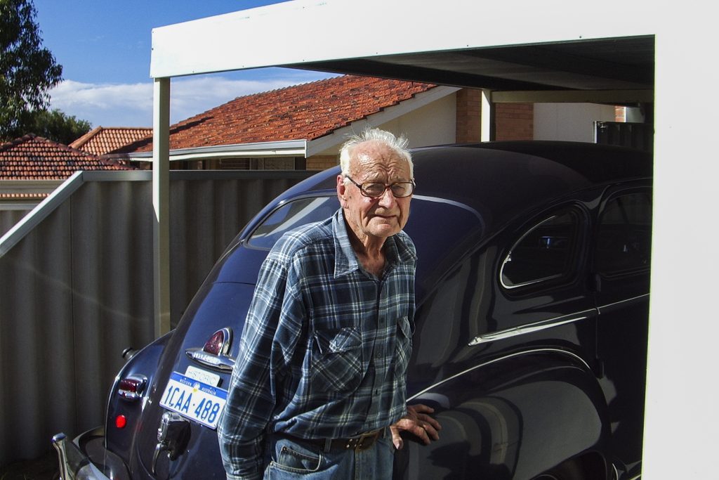 Doug King pictured on his 90th birthday. In the words of Fr Fernandez: “The living and the dead, we are all one in the Risen Lord”. Photo: Supplied.