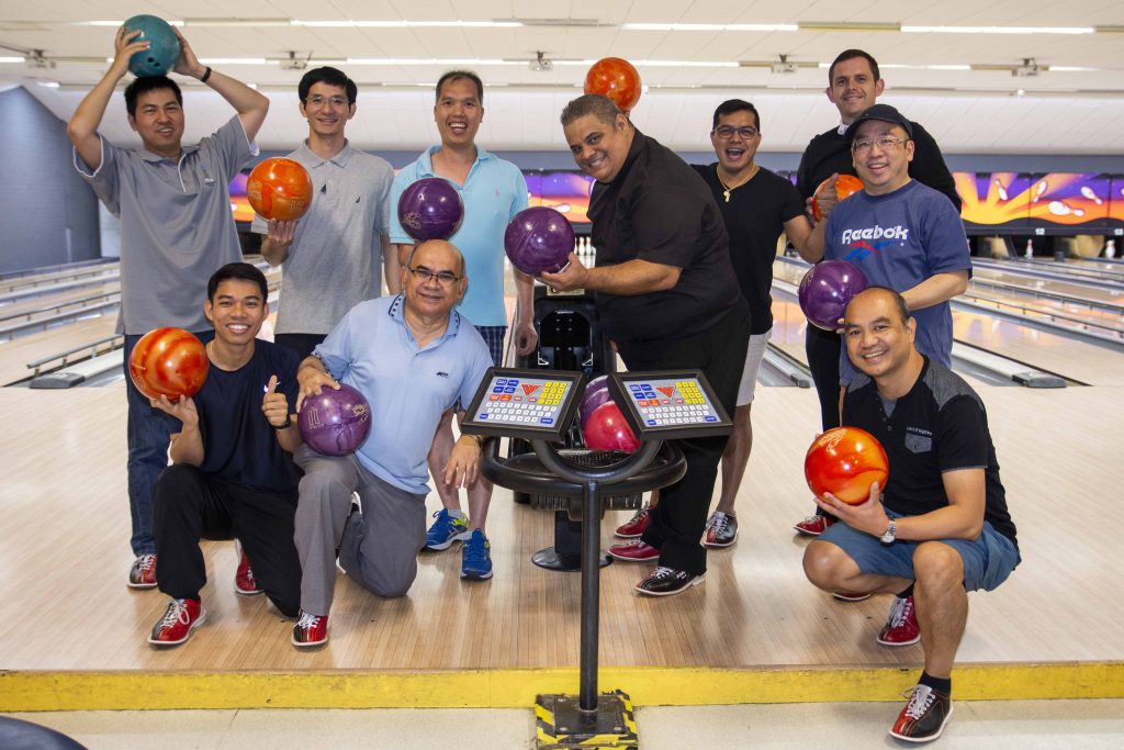 Perth clergy have this week come together for the annual Clergy Recreation Day, participating in sports such as Ten Pin Bowling, Tennis and Golf. Photo: Eric Martin