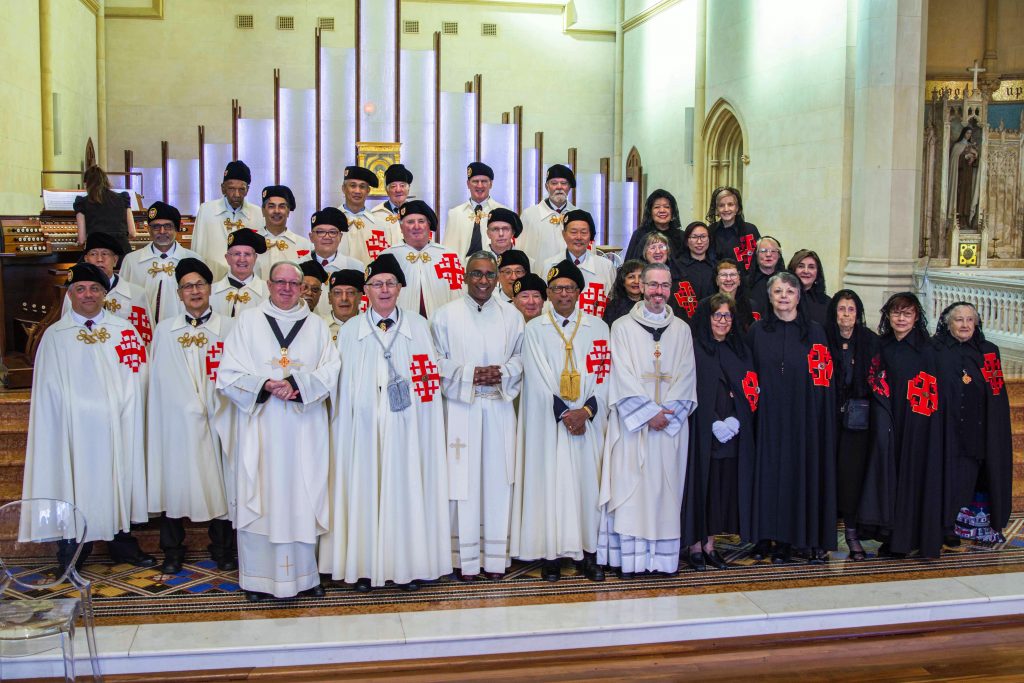 The Dames and Knights of the Holy Sepulchre of Jerusalem. Photo: Eric Martin.