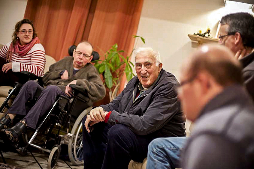 Jean Vanier was the founder of L’Arche; an international community of individuals with intellectual disabilities. Photo: CNS.